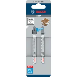 Bosch Set listova za ubodnu testeru Pro Laminate Clean T101BIF 2608655091, 83 mm, 5 komada