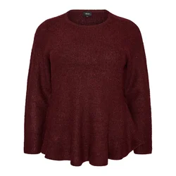 Zizzi Bluza EPLUM bordo