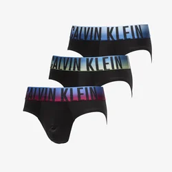 Bokserji Calvin Klein Hip Brief 3-Pack Blue XL