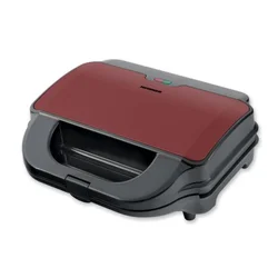Aparat za sendviče HEINNER SM-2H900BKS 900W/2 ploče/28x15cm/bordo