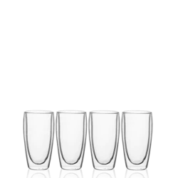 Kozarec BASIC Glas Double Wall 330 ml - komplet 4 kosov - 321230