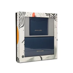 Pierre Cardin Ženski set kožni novčanik i cardholder 8821-475, Plavi