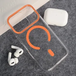 Maska Berlia Sheen Mag Case za iPhone 17 Pro Max narandzasta