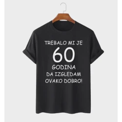 MAFIMI Majica Trebalo mi je 60 Godina, Crna