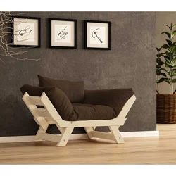 Hanah Home Baštenska fotelja, Braon