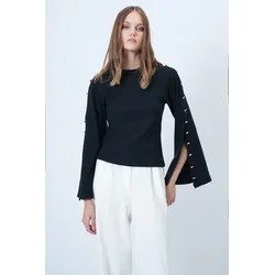 Trend Alacati Stili Ženska bluza Alc-X14644, Crna