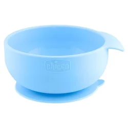 Chicco Vakumski silikonski tanjir 6m+ plavi