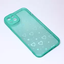 Maska za telefon Heart Color IMD za iPhone 14 Plus 6.7 menta
