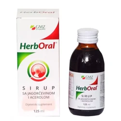 Ervamatin Sirup Jagorčevina I Acerola Herboral, 125ml