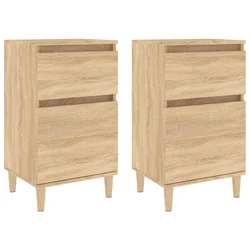 Vidaxl Nočna omarica 2 kosa sonoma hrast 40x35x70 cm