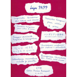 PAPP:HUNGARIAN VARIATIONS FOR VIOLIN AND PIANO