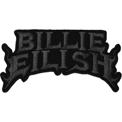Billie Eilish Flame Patch Black
