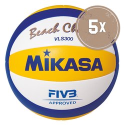 Žoga Mikasa ER BALLPAKET BEACH CHAMP VLS 300 INTERNATIONAL BEACHVOLLEYBALL