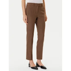 Marella Chino hlače Opaco 2523136101 Rjava Slim Fit