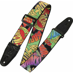 Levys MPD2-036 Print Series 2 Polyester Guitar Strap Comic