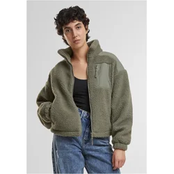 Womens jacket Sherpa Mix light green