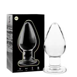 Ibiza Nebula Model 3 Anal Plug Borosilicate Glass 11x5cm Clear