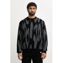 Pulover Calvin Klein Jeans moški, črna barva, LV04RD310G