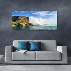 tulup.si Slika na platnu Morje slap narava 125x50 cm