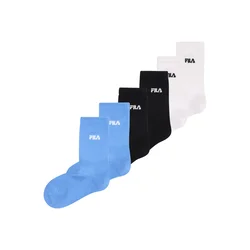 FILA Nogavice Socks svetlo modra/črna/bela