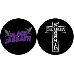 Black Sabbath Purple Logo/Cross Logo Slipmat