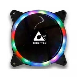 CHIEFTEC Ventilator 12025-SLC RGB 120mm x 120mm x 25mm bulk