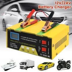 Univerzalni Automatski Punjač za Akumulatore 12V i 24V sa Reparacijom