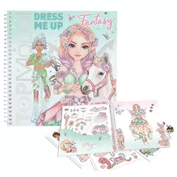 Top Model Kreativní sešit se samolepkami Fantasy, Christy a Mare, 170+ samolepek