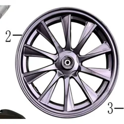 Prednji točak od aluminijuma 2.15×12 6024-30-00001 za skuter Motovene New Flash HF