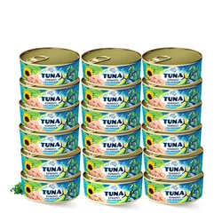Azzuro Mare Tuna komadi u biljnom ulju, 160 g, 48 komada