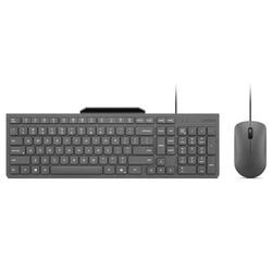 Lenovo Set tastatura i miš GX31R09795 310, USB, Žični, US raspored, Sivi