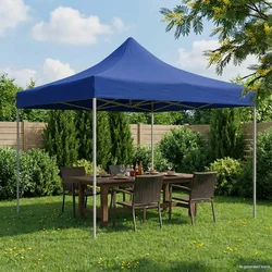 Šator za zabave Plava 291 x 291 x 315 cm Oxford tkanina
