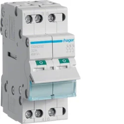 Hager SBN332 32A 3P jevo odklopno stikalo