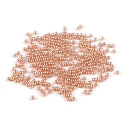 Plastične voščene kroglice / biseri Glance O3 mm - temno bež prah (500 g)