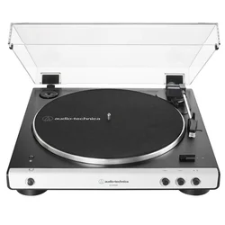 Gramofon Audio-Technica AT-LP60XBTWH, Wireless Bluetooth & Analog - AUDIO-TECHNICA