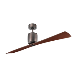 Kichler KLF-FERRON-60-BB - Stropni ventilator FERRON rjava + Daljinski upravljalnik