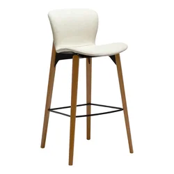 Kremno bel barski stol (višina sedeža 77,5 cm) Paragon – DAN-FORM Denmark