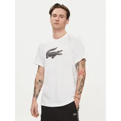 Lacoste Majica TH2042 Bela Regular Fit