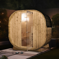 HOME DELUXE tradicionalna zunanja savna CUBE M