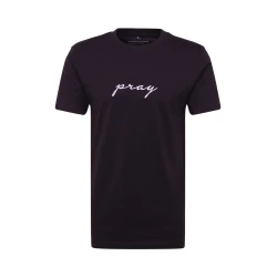 Mister Tee Majica Pray EMB Tee, črna