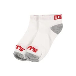 LEVIS ® Nogavice  pegasto siva / rdeča / bela