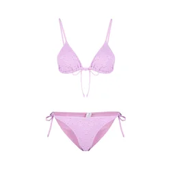 Trendyol Bikini staro roza/pastelno roza