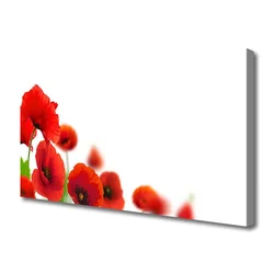 tulup.si Slika na platnu Red poppies narava 125x50 cm