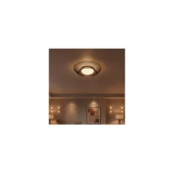 Eglo 200842 - LED plafonsko svetlo PIASTRE LED/8,2W/230V, prečnik 39 cm, crne boje