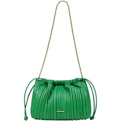 Calvin Klein Jeans  DRAWSTRING PLISSE CROSSBODY LV04F3076G  Zelena