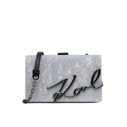 Ročna torba KARL LAGERFELD A1W30124 Bela