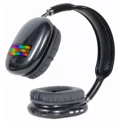 Gembird BHP-LED-02-BK bluetooth stereo sluašlice sa mikrofonom Bt V5.0 400mAh/32Ohm, 2h Li-ion crne