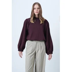 Trend Alacati Stili Ženska bluza Alc-X14649, Ljubičasta