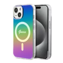 Maska Guess Hc IML MagSafe Iridescent za iPhone 15 crna