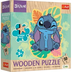 Trefl Drvena slagalica Stitch, 50 delova